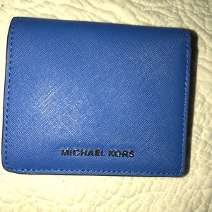 Small Blue Michael Kors wallet